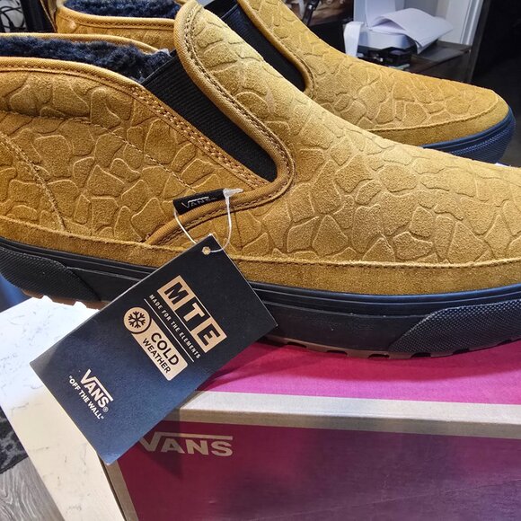 Vans Giraffe Mid Slip MTE-1 Shoes Brown / Black Mens Size 12 NEW VN0A5KQSY49 - Picture 5 of 12